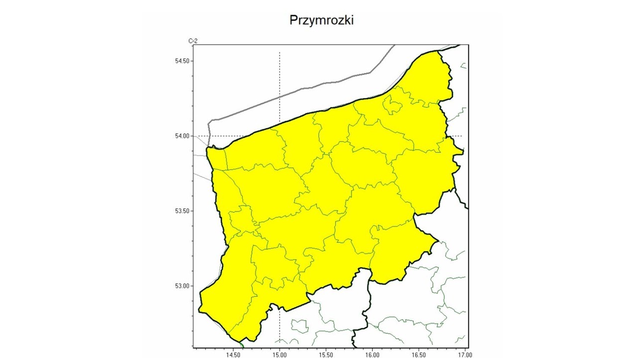 OSTRZEŻENIE METEOROLOGICZNE 01.04.2025 R.-02.04.2025 R.