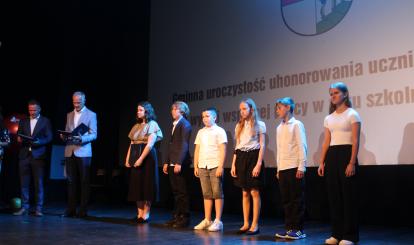 Gminna uroczystość uhonorowania uczniów i nauczycieli za wyniki wspólnej pracy w roku szkolnym 2023/2024