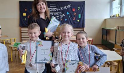 III Międzyprzedszkolna Olimpiada Matematyczna  ,, Pod Jarzębinką''