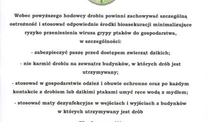 Informacja Głównego Lekarza Weterynarii