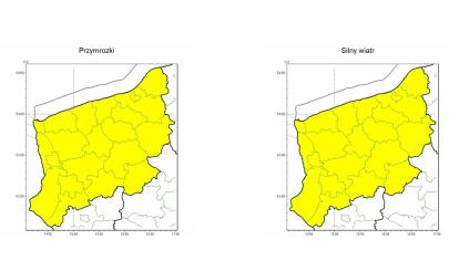 OSTRZEŻENIE METEOROLOGICZNE 04.04.2025 R.-07.04.2025 R.