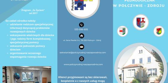 Poradnia Psychologiczno- Pedagogiczna w Połczynie- Zdroju  - informacja