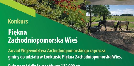 Plakat „Piękna Zachodniopomorska Wieś 2025”